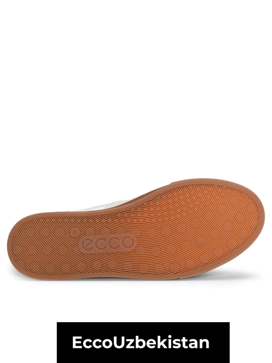 Мужские кеды ECCO Soft 10 M Black из натуральной кожи ,с анатомической поддержкой стопы