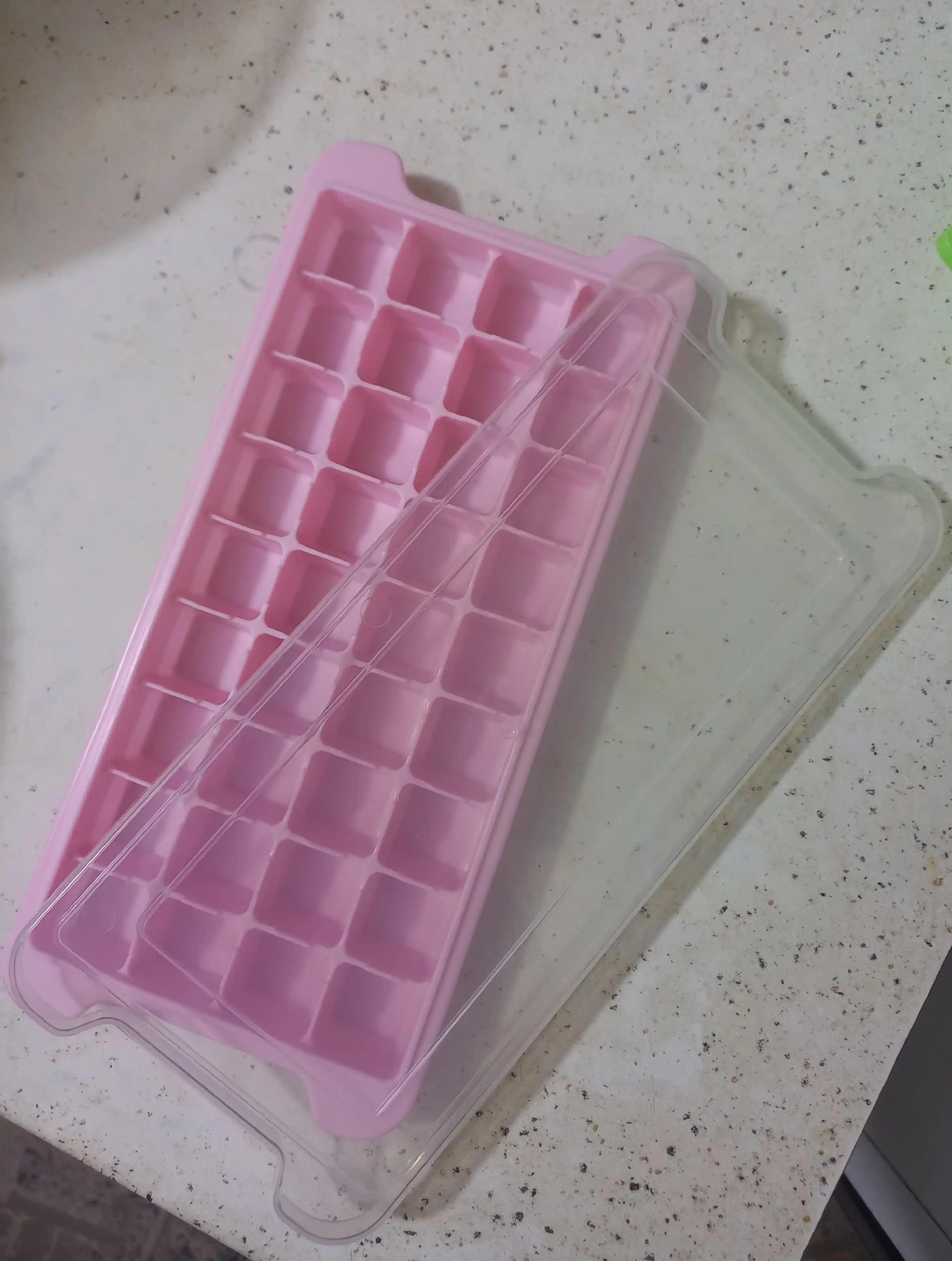 Silikon va plastikdan forma qopqoqli muz va desert uchun, 36ta kubikli