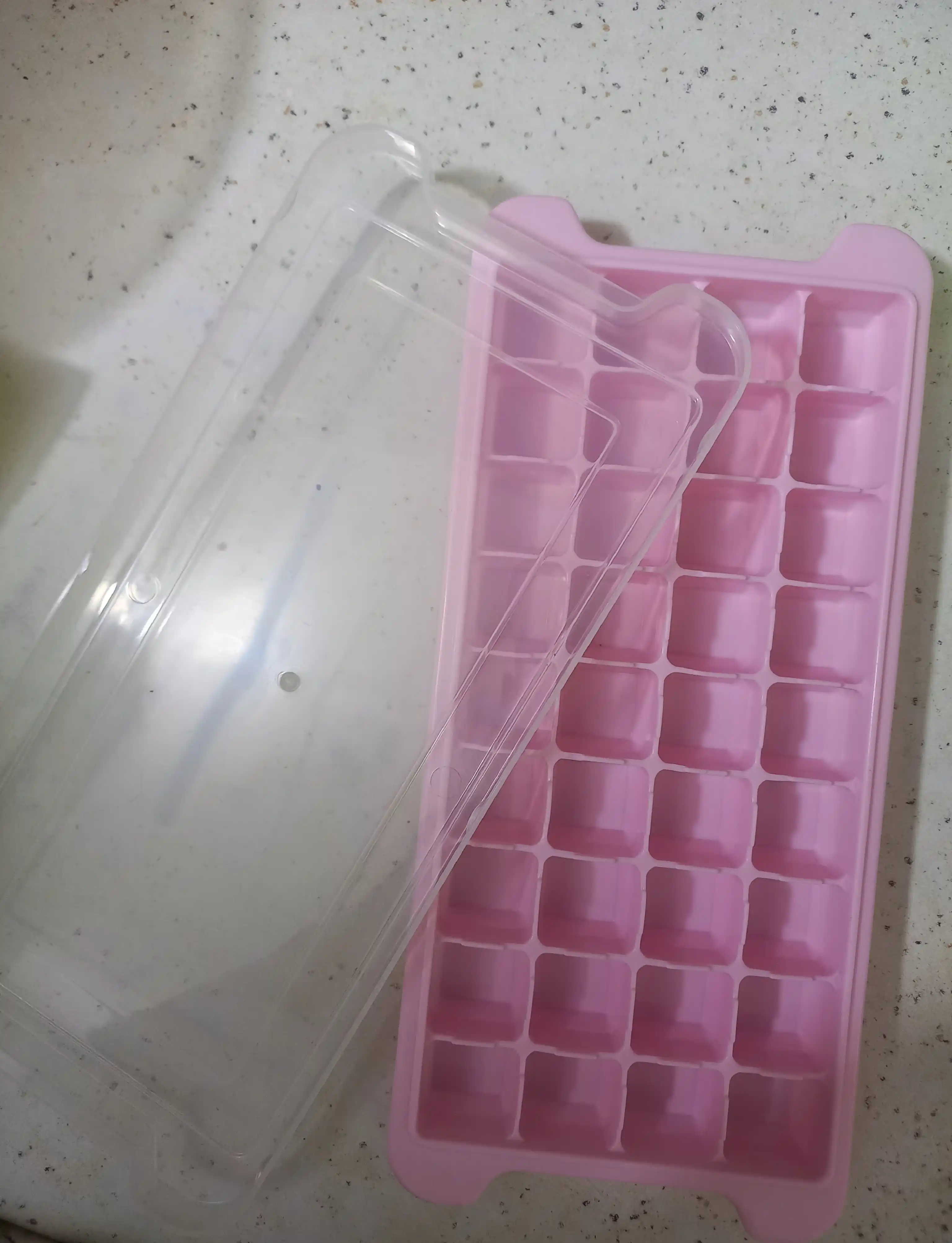 Silikon va plastikdan forma qopqoqli muz va desert uchun, 36ta kubikli