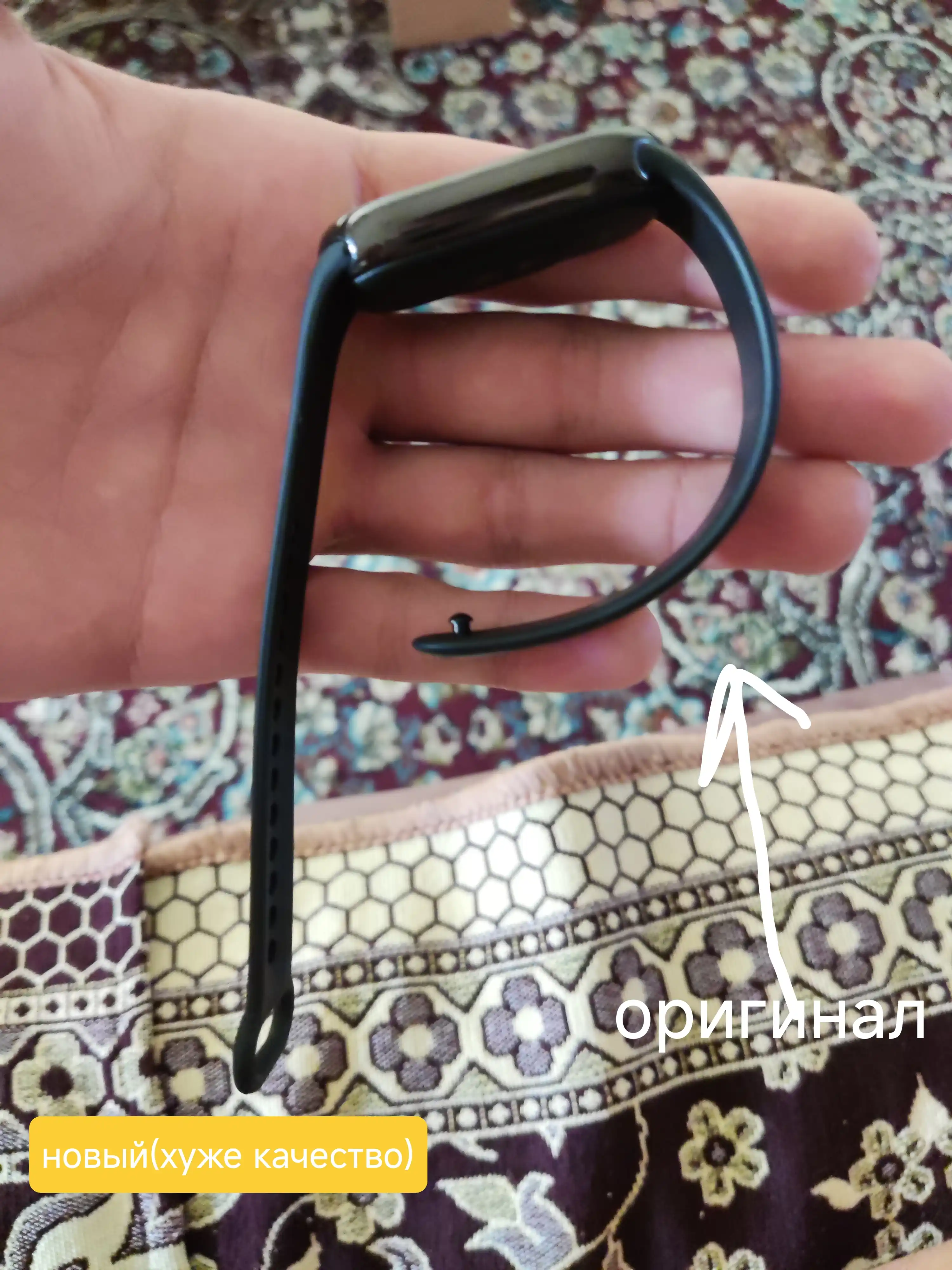 Xiaomi Mi Band 8, 9, 10 uchun silikon tasma