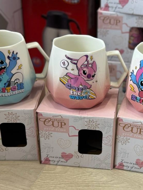 Disney Stitch Керамическая кружка Подарочная кружка, Стич 300 мл