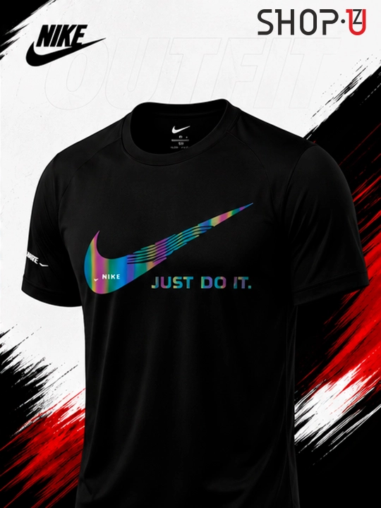 Nike мужская спортивная футболка Just Do It  дышащая футболка оversize