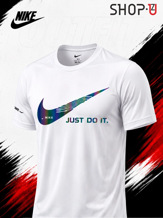 Nike мужская спортивная футболка Just Do It  дышащая футболка оversize