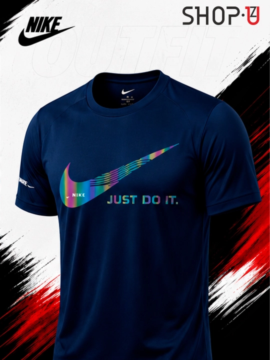 Nike мужская спортивная футболка Just Do It  дышащая футболка оversize