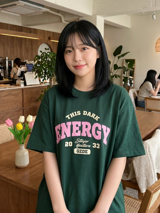 Женская футболка oversize energy – стильная футболка для женщин - 