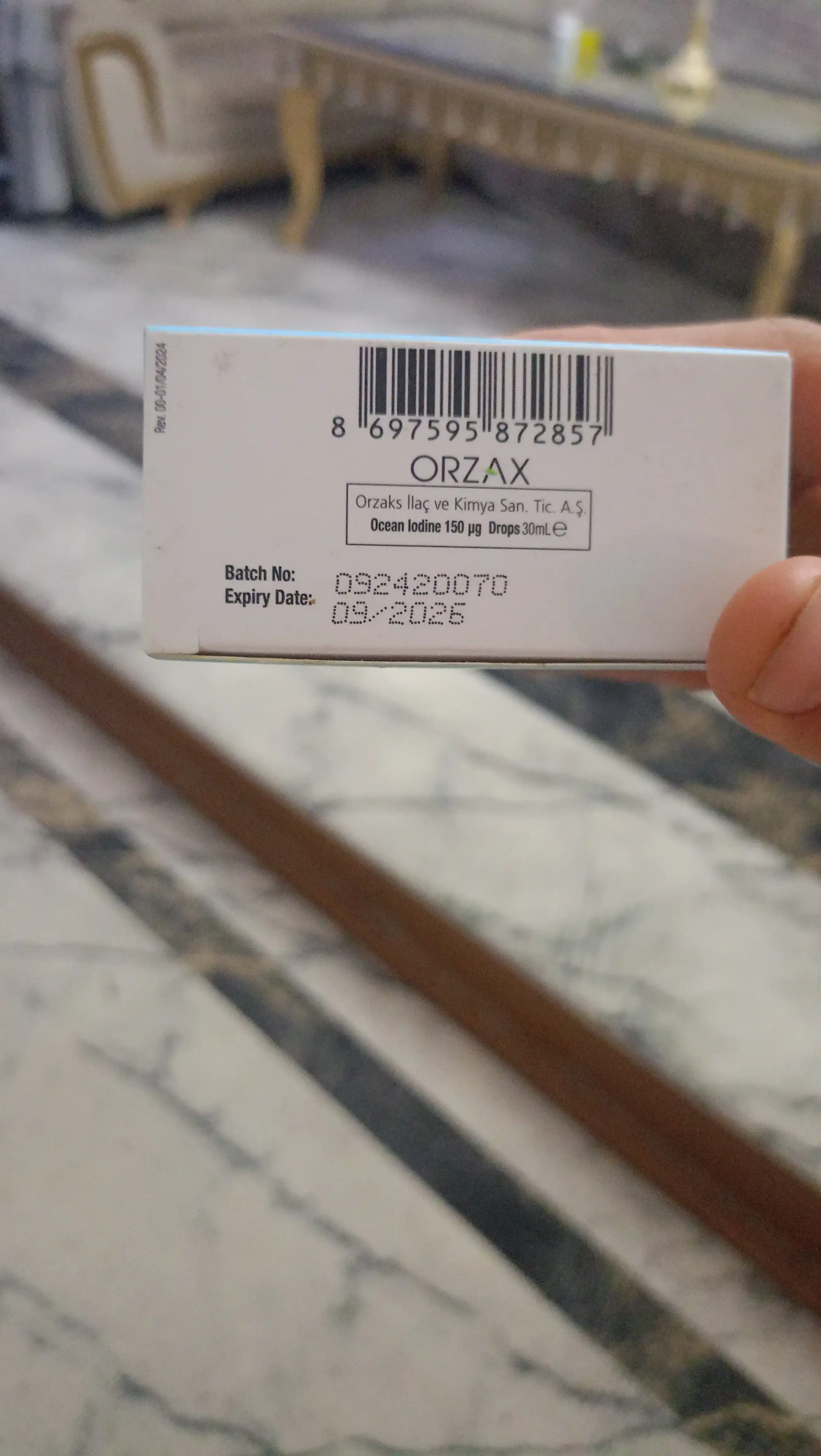 OCEAN Iodine — йод 150 мкг для щитовидной железы, капли, 30 мл, Халяль