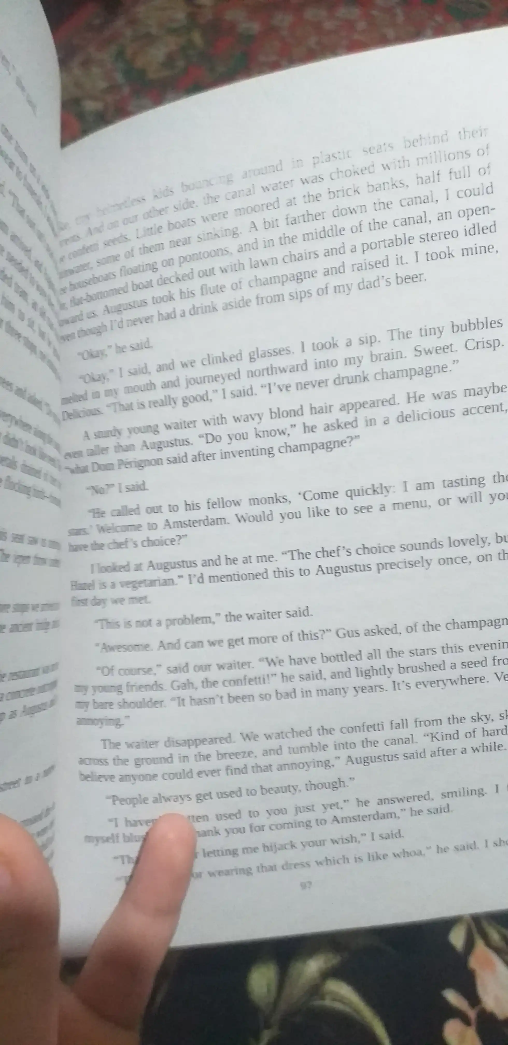 Kitob The fault in our stars, John Green, ingliz tilida