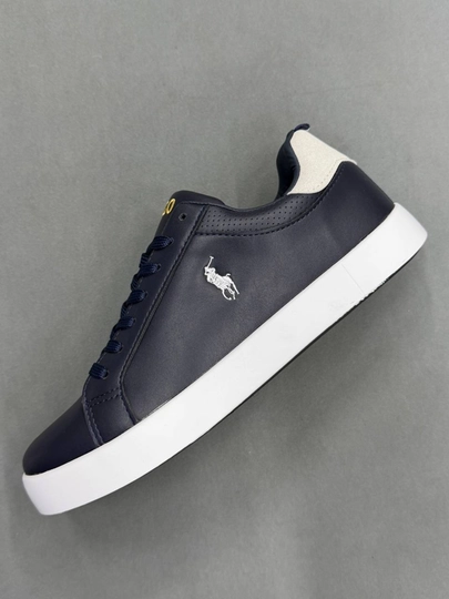 Мужские кроссовки Polo Ralph Lauren 40–44, удобственная повседневная обувь — ABUS-POLORALPHLAUREN235-ТЕМНСИН-43