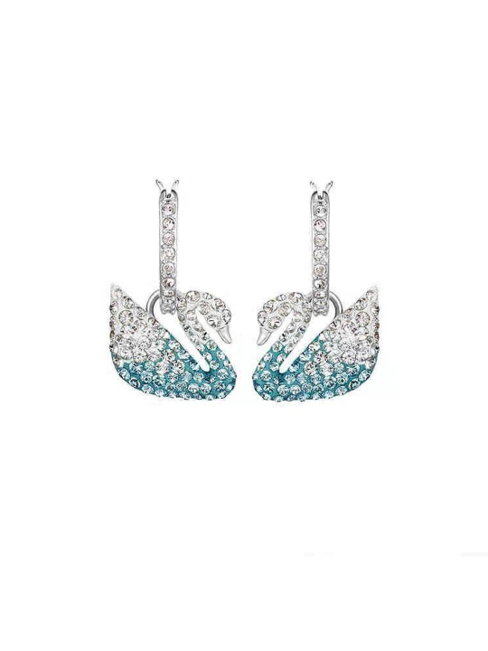 Серьги в стиле Swarovski в подарочной упаковке - 
