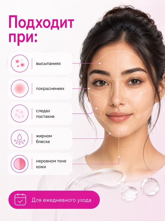 Гель от прыщей, акне и черных точек с азелаиновой кислотой 15% АЗЕЛОДЖИ, 30 г