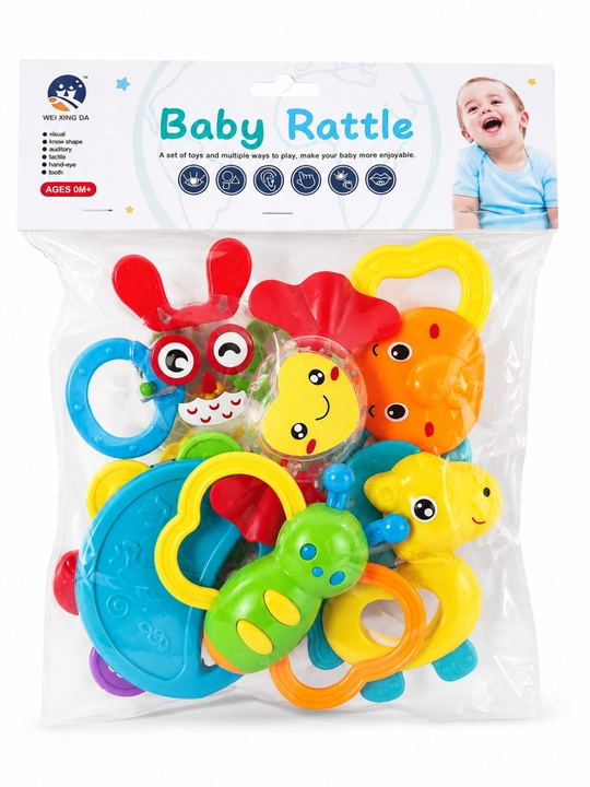 Набор погремушек для малышей Baby Rattle 0M+, развивающие игрушки