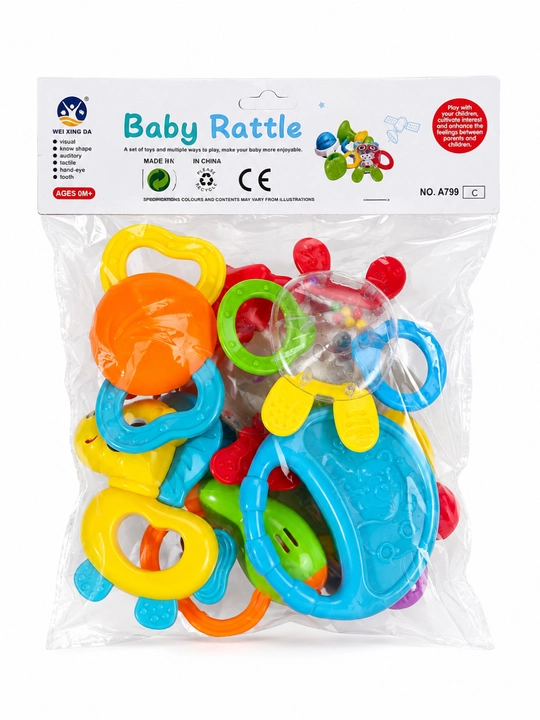 Набор погремушек для малышей Baby Rattle 0M+, развивающие игрушки