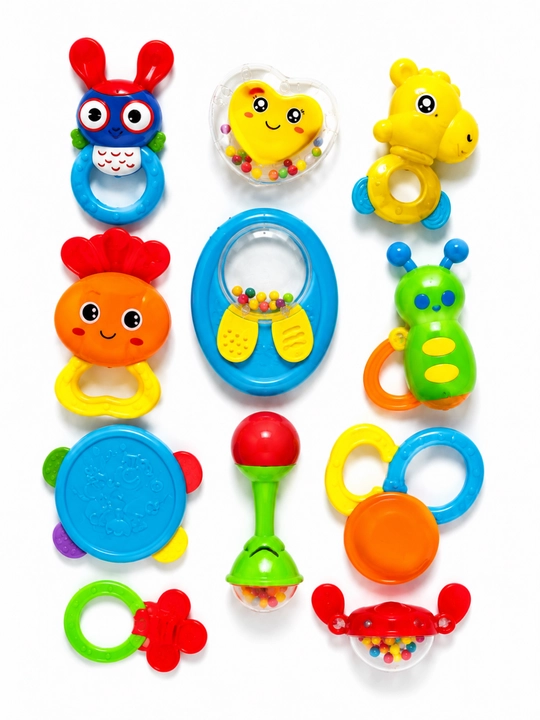 Набор погремушек для малышей Baby Rattle 0M+, развивающие игрушки