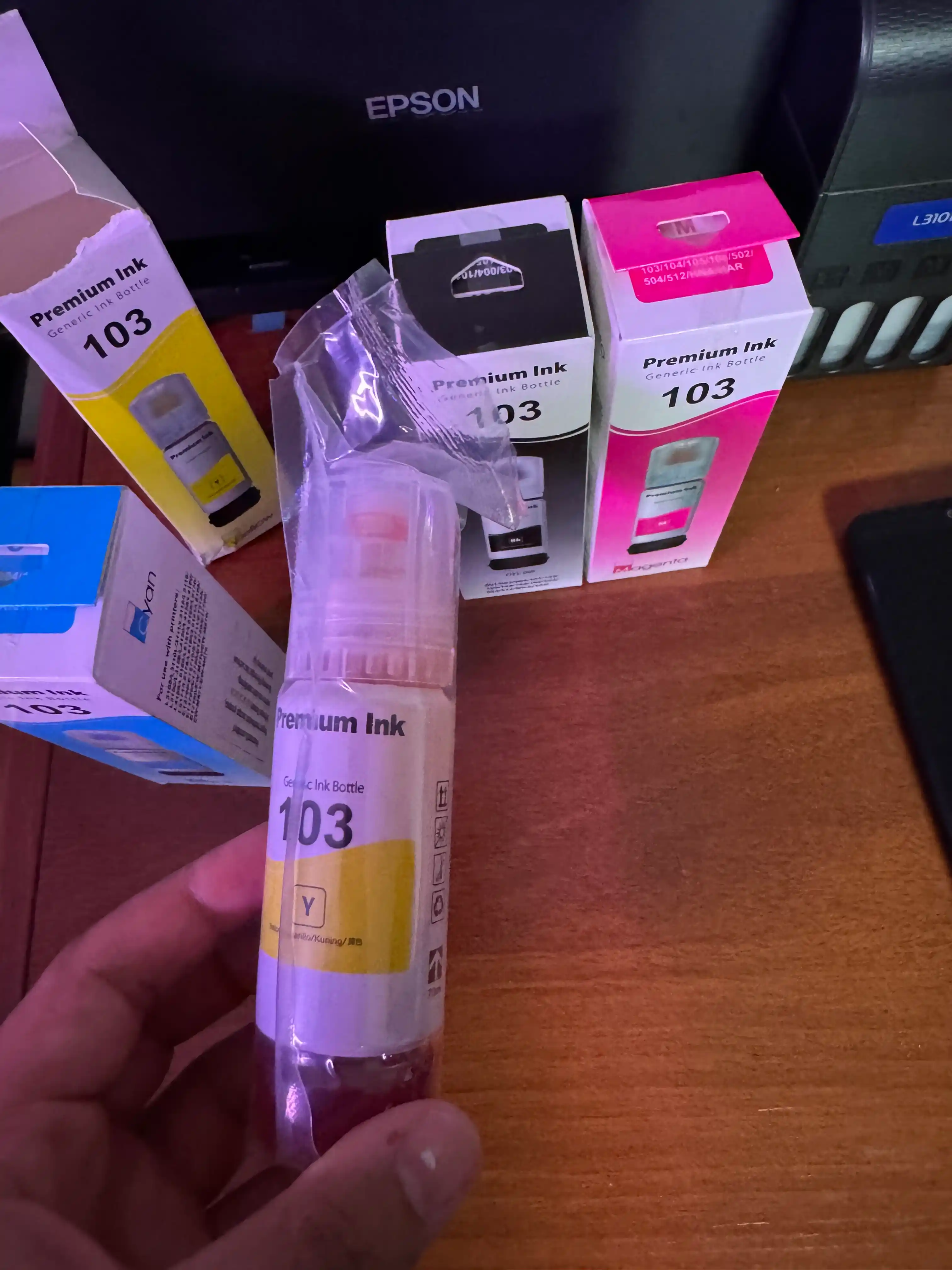 Printer uchun siyoh 101/103 Epson L3150, L3250