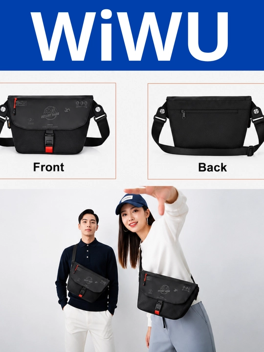 WiWU Warriors Message Bag X –Водостойкая сумка с современным дизайном и гарантией качества
