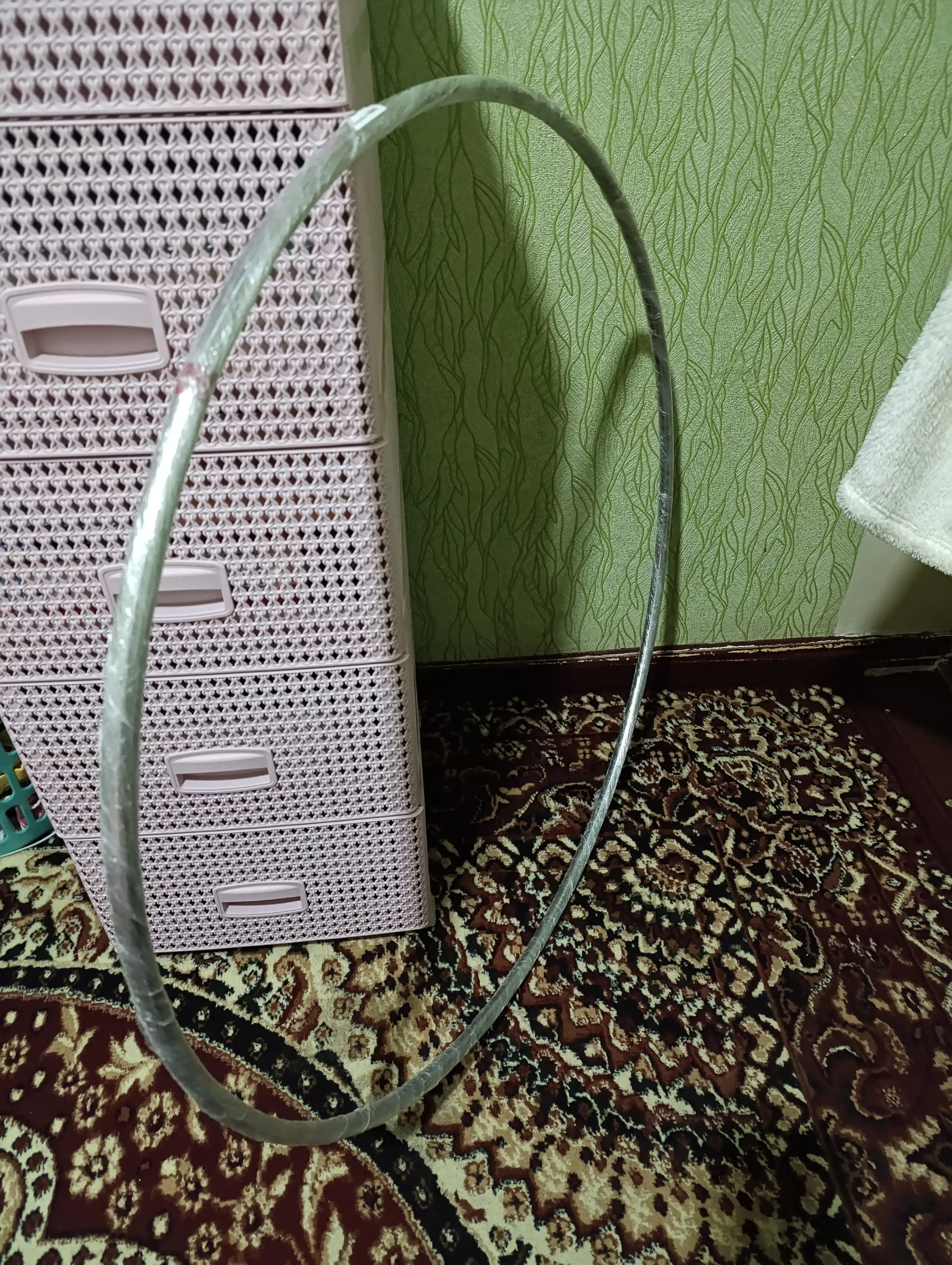 Обруч из никеля, наполненный песком, диаметр 60-70-90-100 см-1 м
