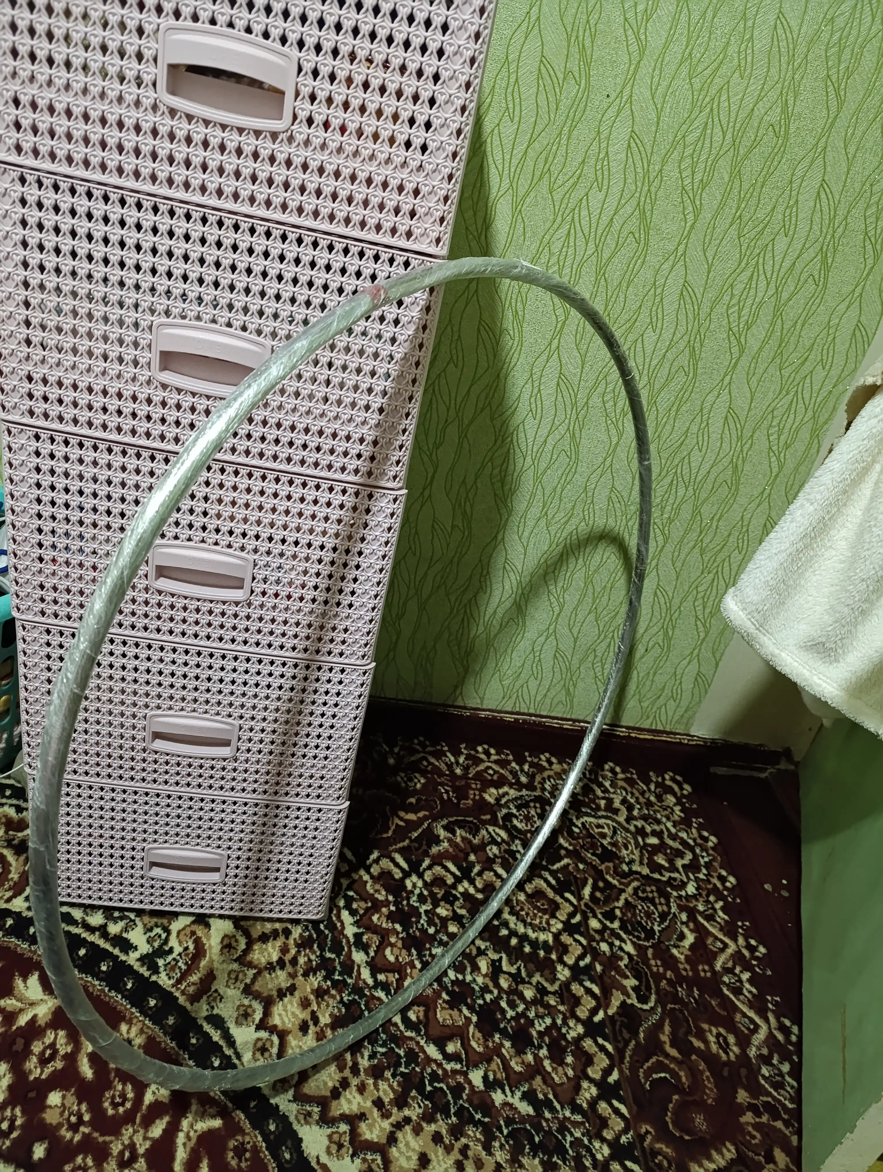Обруч из никеля, наполненный песком, диаметр 60-70-90-100 см-1 м