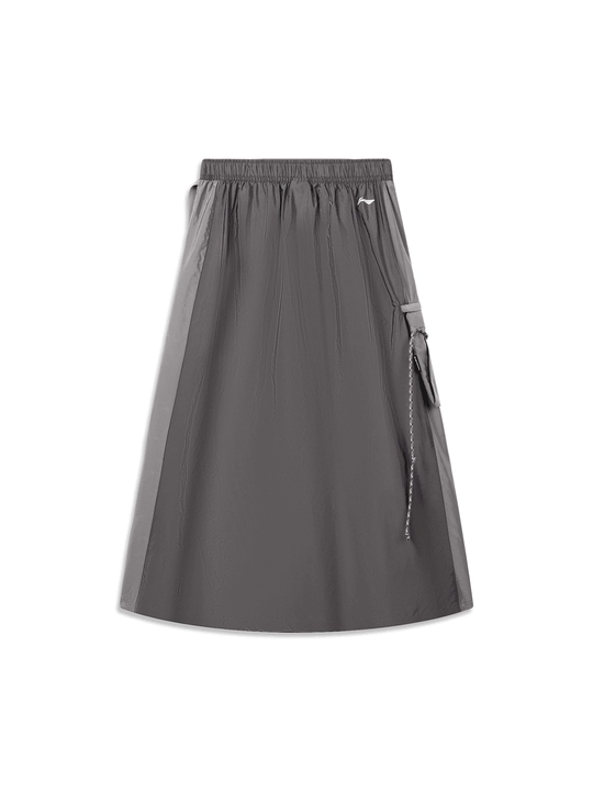Li-Ning ASKW172 ayollar uzun yubka Outdoor AT DRY suvga chidamli Stretch - 