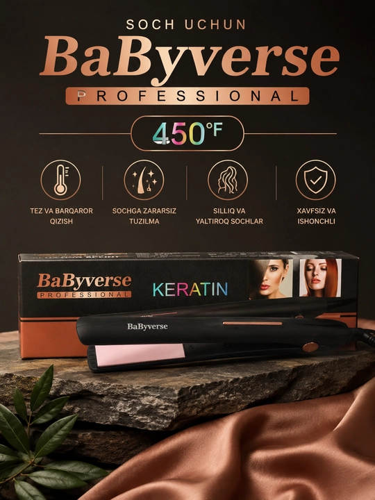 BaByverse BA-728 Professional soch to'g'rilovchi - 