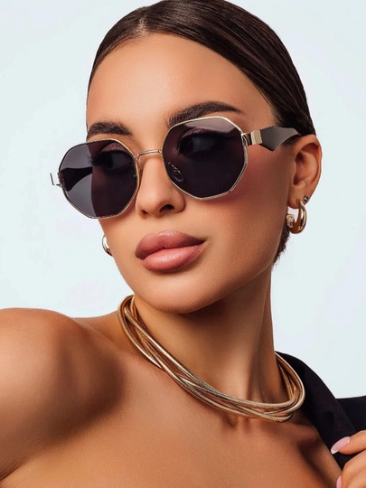 Женские солнцезащитные очки, в коробке — GEZSHOP-KOZOYNAK-ЧЕРН
