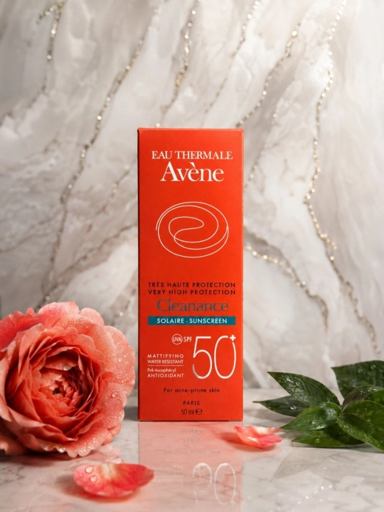 Avène Cleanance Sunscreen SPF 50+ Для жирной и склонной к акне кожи. Высокая защита UVA/UVB - 