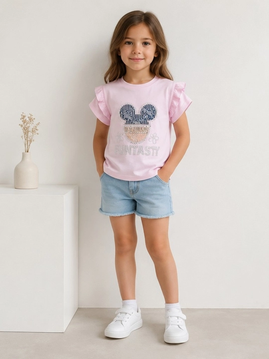 Кофточка для девочек 3-7 лет розовая молочная детская кофта нарядная повседневная