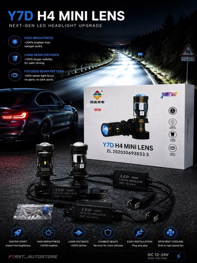 LED лампы для авто, автомобильные LED лампы, LED лампы в фары — CARLUX7-Y7D60P