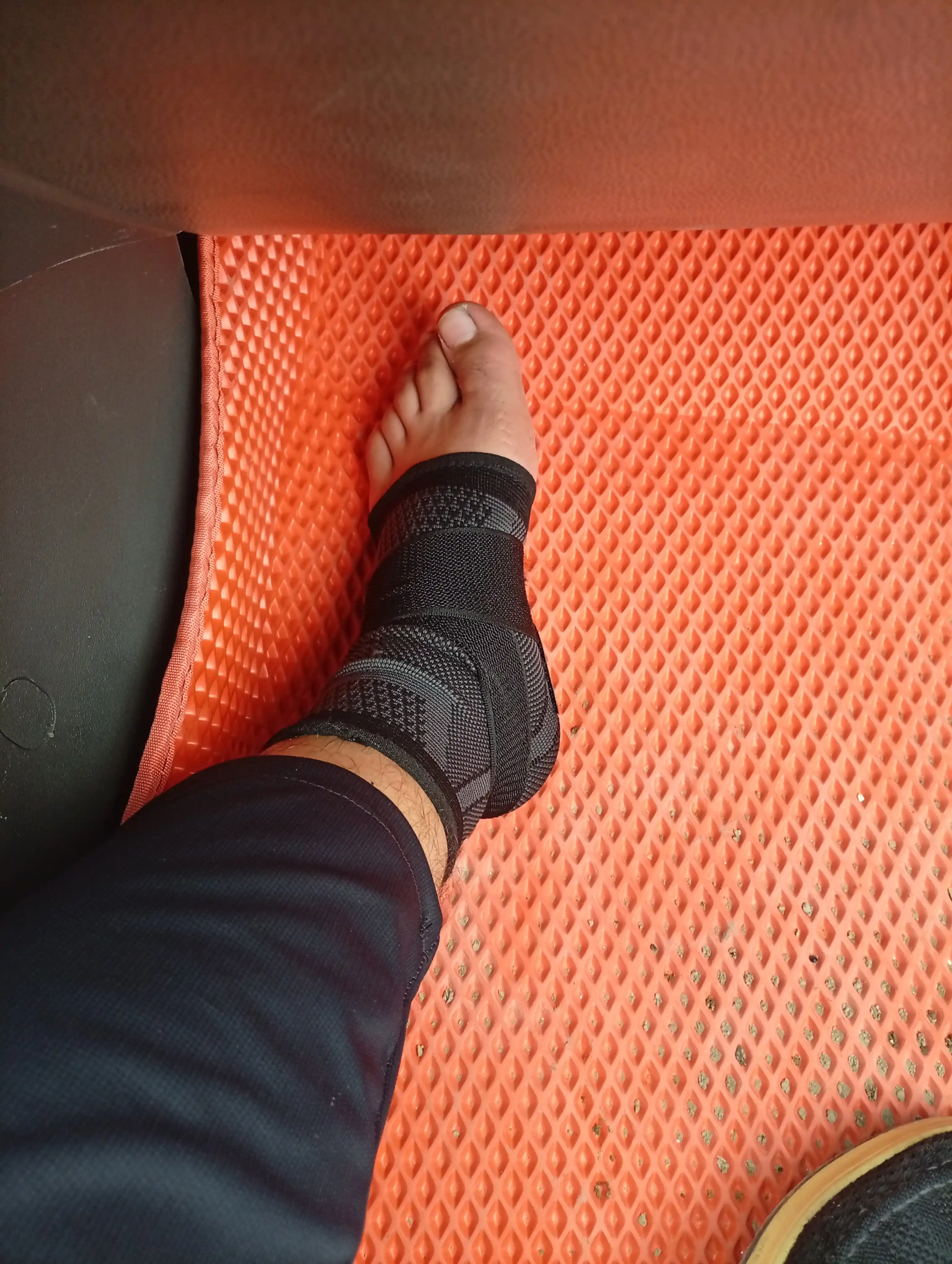 Boldir-panja bandaj fiksatori, kompression, yopishqoq moslamali support, 1 dona