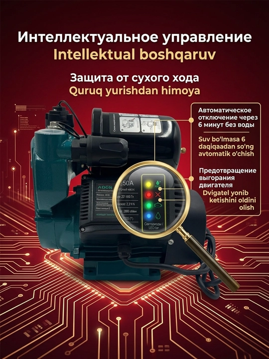 Насос водяной, автоматический Лион 250/370/550/750A