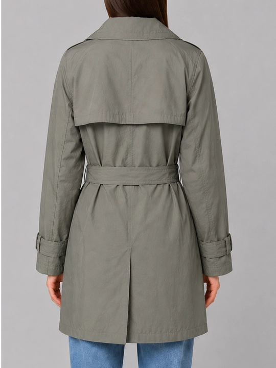 Ayollar uchun yengil trench плащ kamarli oversize