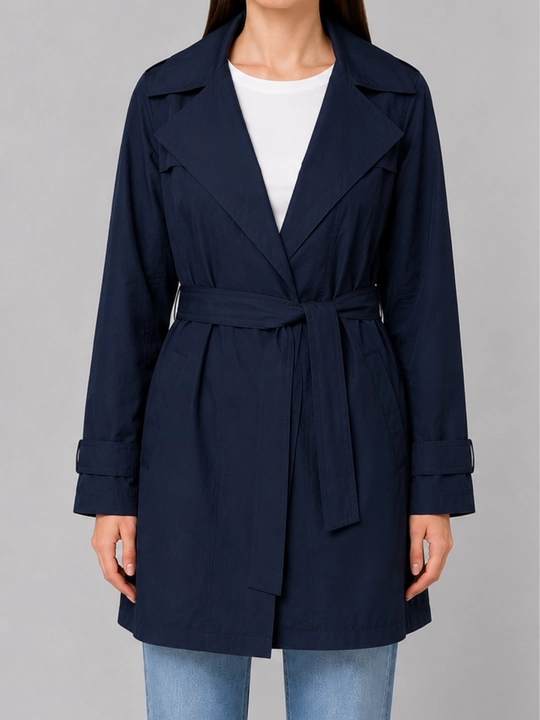 Ayollar uchun yengil trench плащ kamarli oversize - 