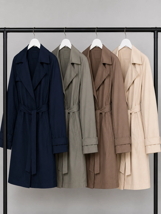 Ayollar uchun yengil trench плащ kamarli oversize