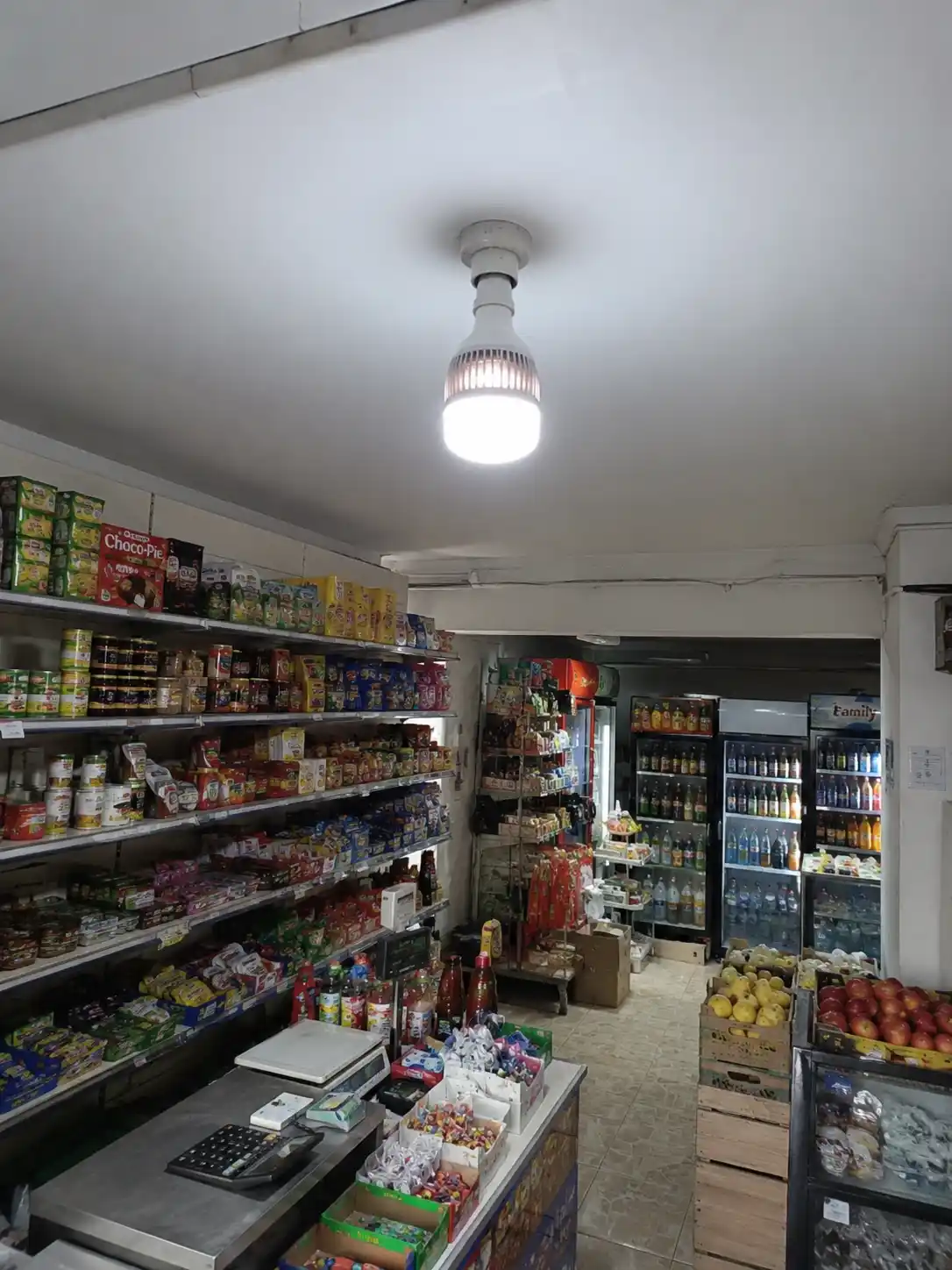 Osma LED lyustra E27 100-200Vt energiya tejovchi oq yorug‘lik ESNCO