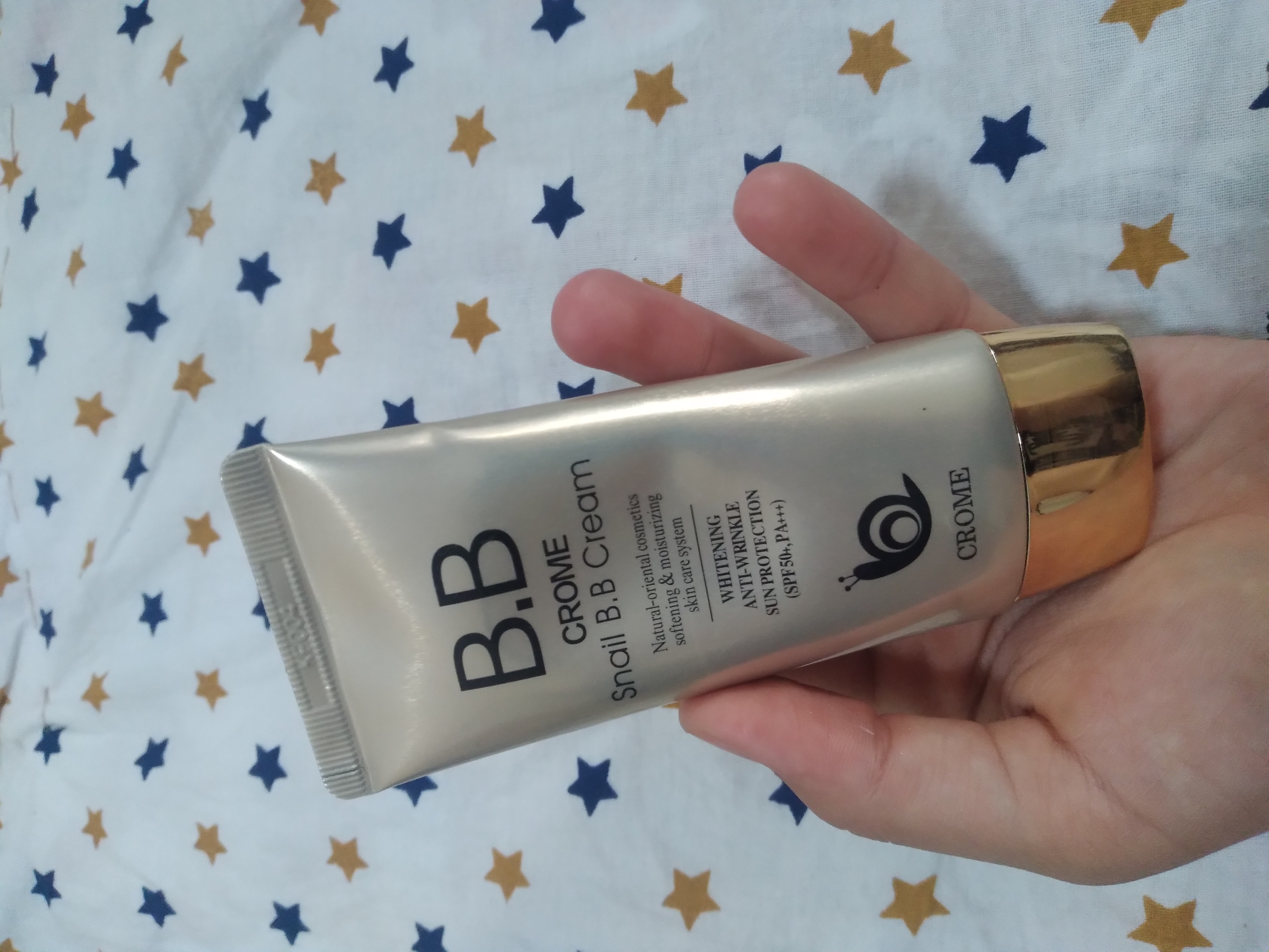 Тональный крем BB Crome Snail SPF 50+ многофункциональный, отбеливающий, 50 мл