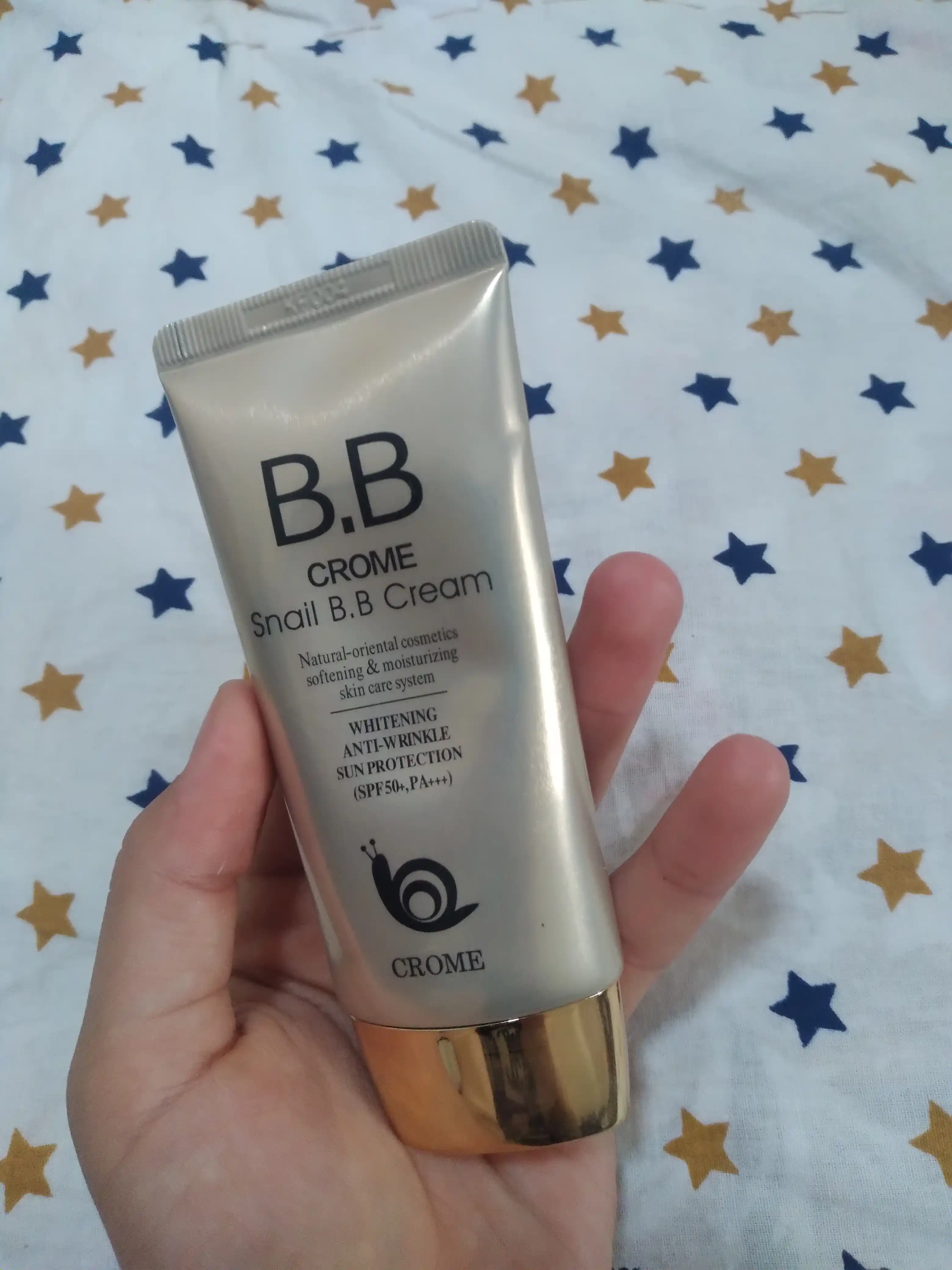 Тональный крем BB Crome Snail SPF 50+ многофункциональный, отбеливающий, 50 мл