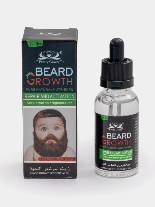 Масло для роста бороды и волос Beard Growth
