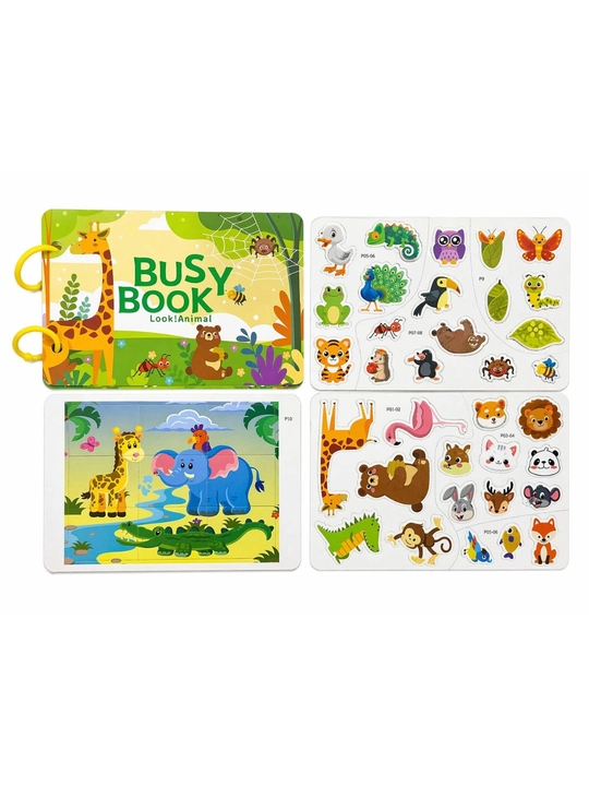 Развивающая книга Монтессори (Bussy Book)