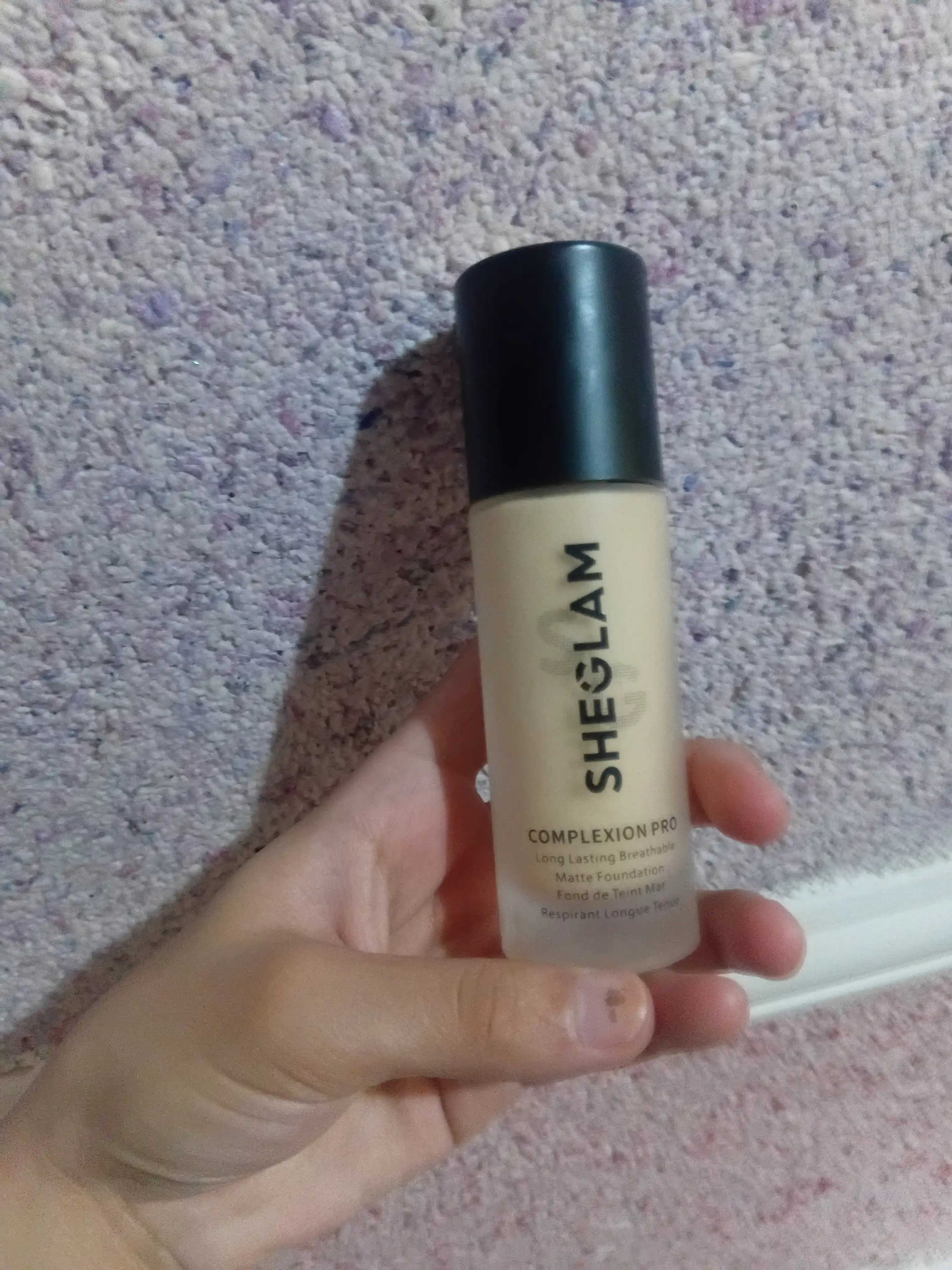 SHEGLAM poydevori, yuz terisi uchun bo'yanish bazasi, tabiiy mat ohang, 35 ml