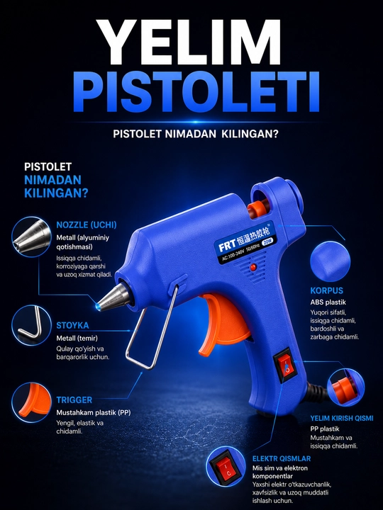 Пистолет для горячего клея
