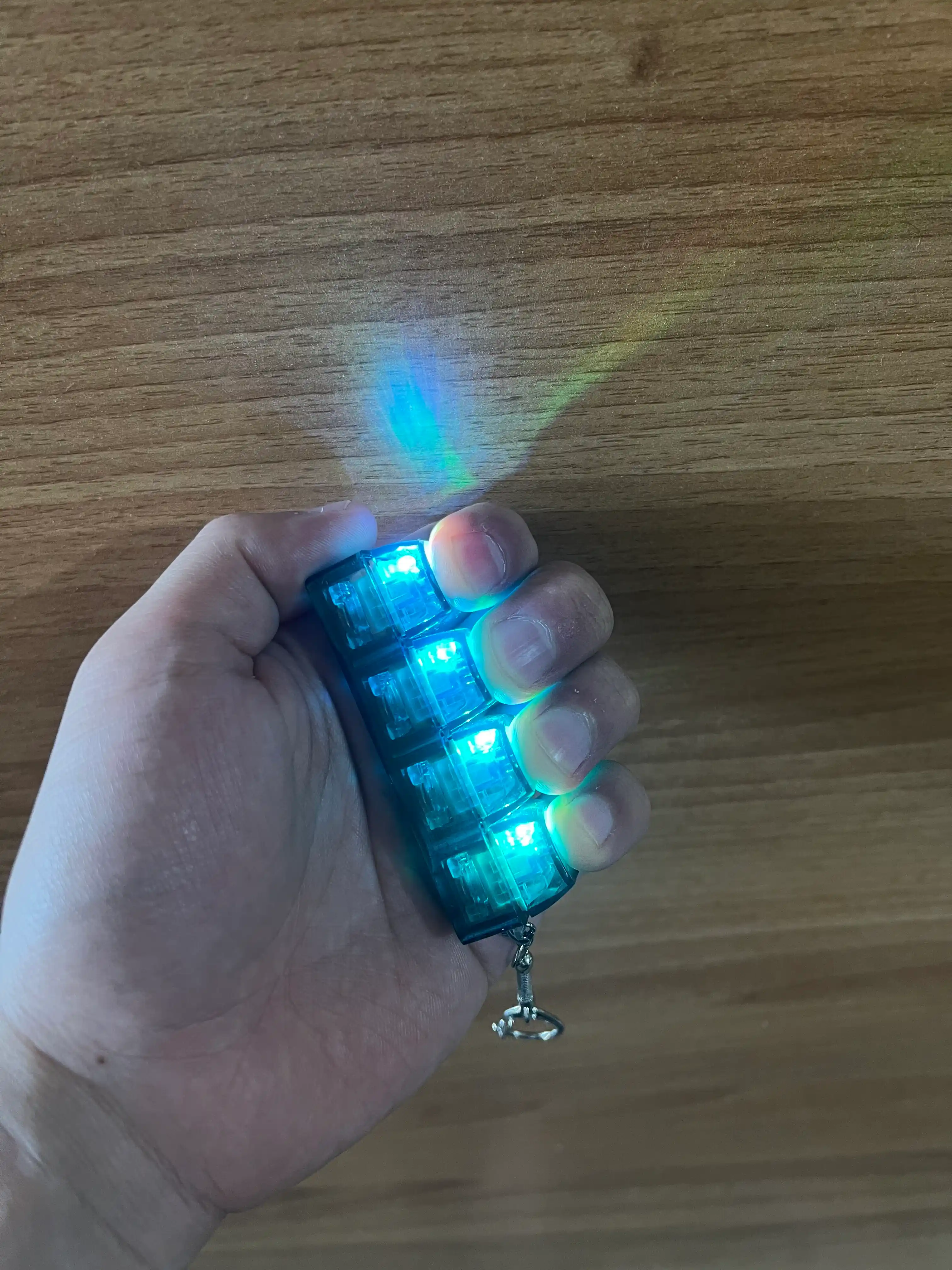Антистресс-кликер с LED подсветкой, брелок антистресс, брелок клавиатура