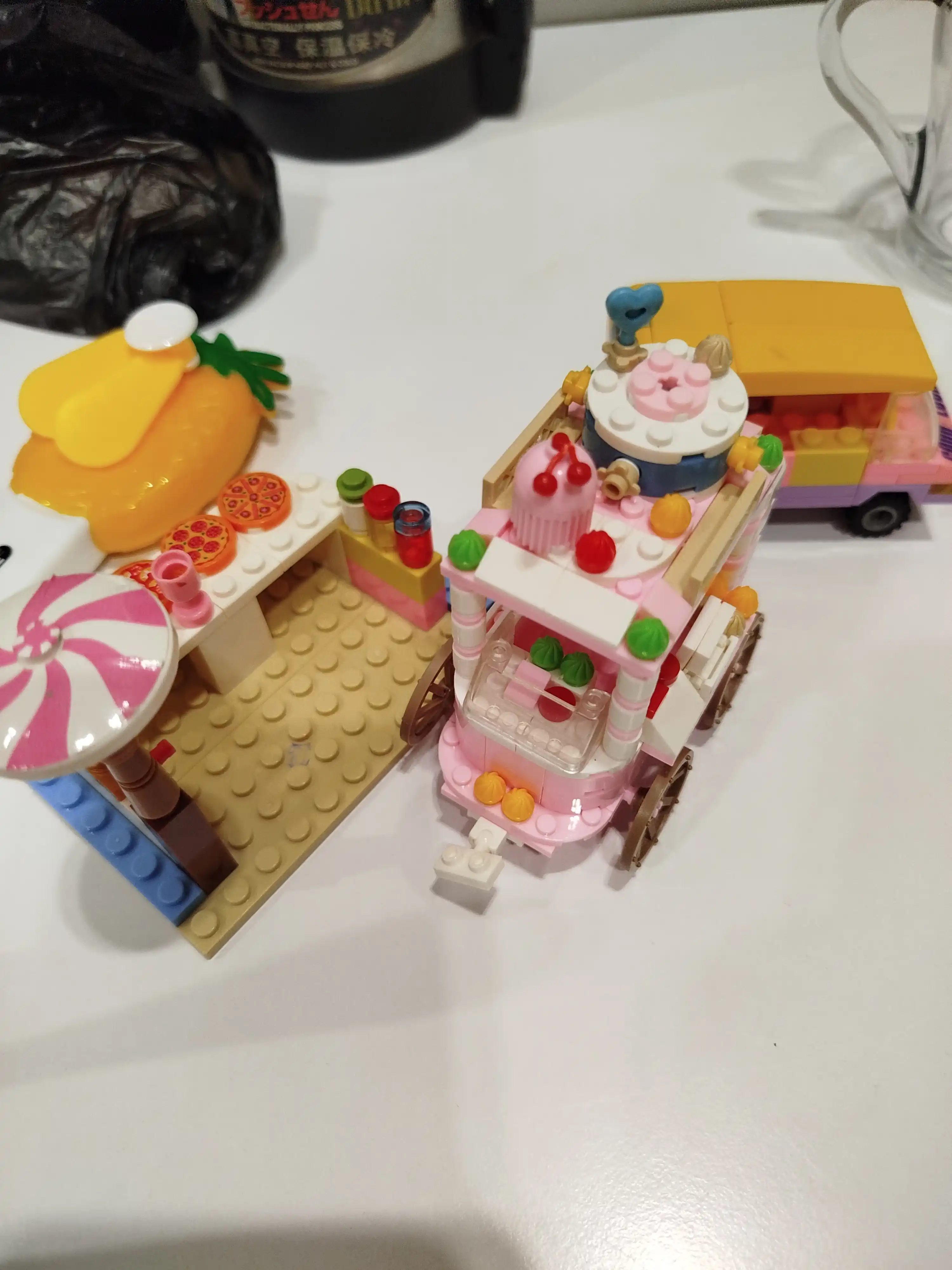 3D конструктор цветы, Lego World, разные цветы, совместим с Лего
