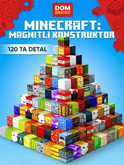 Магнитный конструктор DOM BRICKS, 25-200 деталей — LEGOBOX-МАГЛЕГО-БИРЮЗ