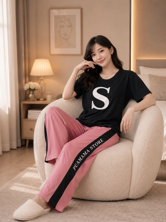 Pijama ayollar uchun, uy kiyimi, yengil matodan, o'lchamlar 46–48–50 M/L