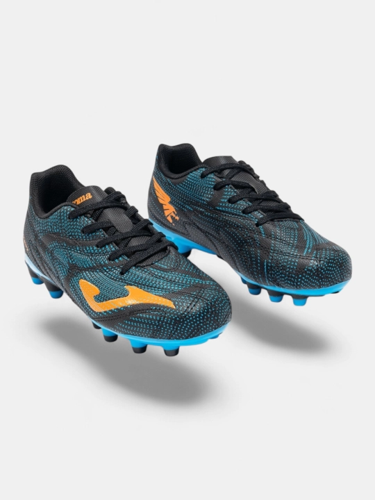 Детские футбольные бутсы Joma Evolution Jr EVJS2601AG, черно-синие
