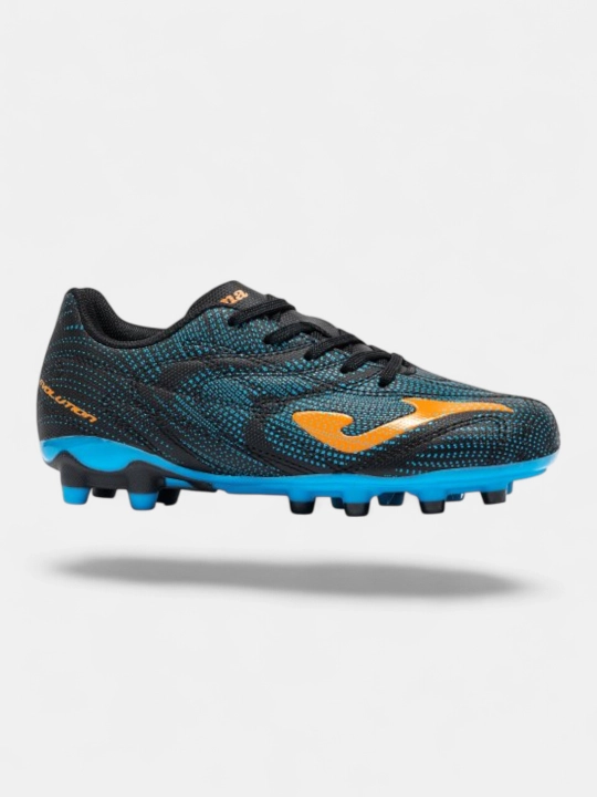 Детские футбольные бутсы Joma Evolution Jr EVJS2601AG, черно-синие