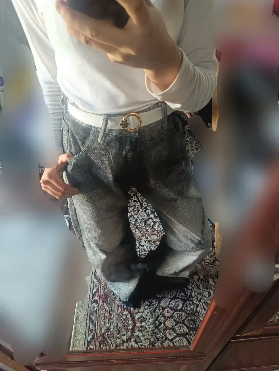 Jinsi baggy oversize Y2K
