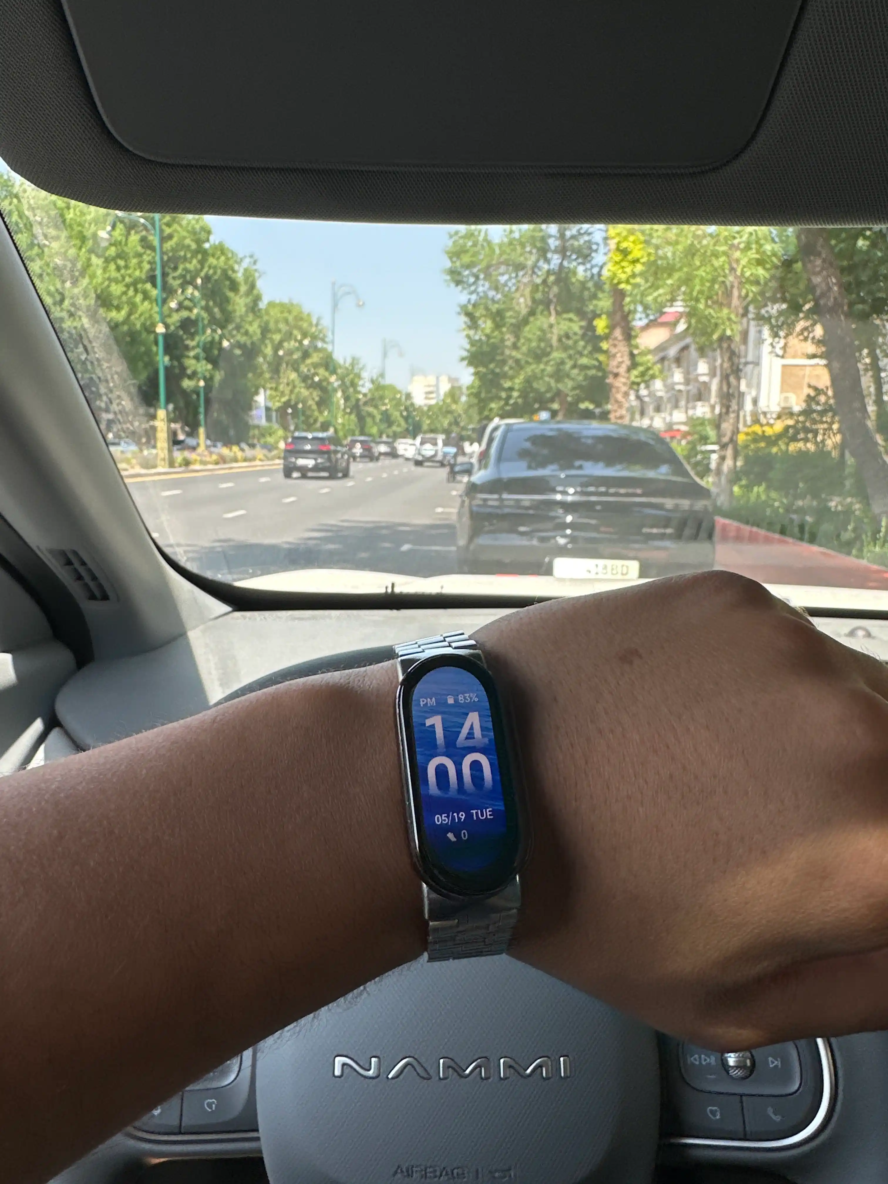 Xiaomi Mi Band 8, 9 va 10 uchun, metall tasma