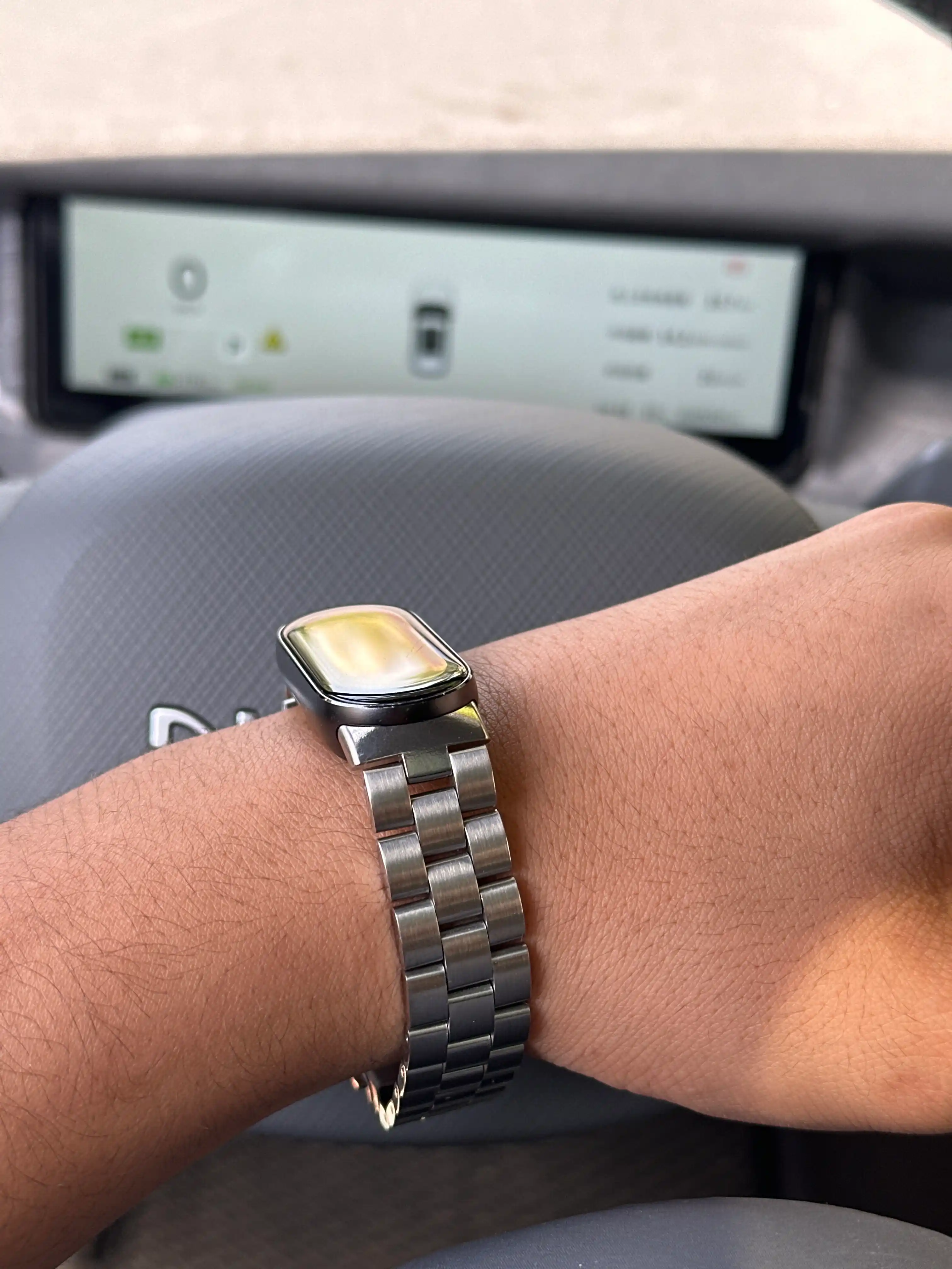 Xiaomi Mi Band 8, 9 va 10 uchun, metall tasma