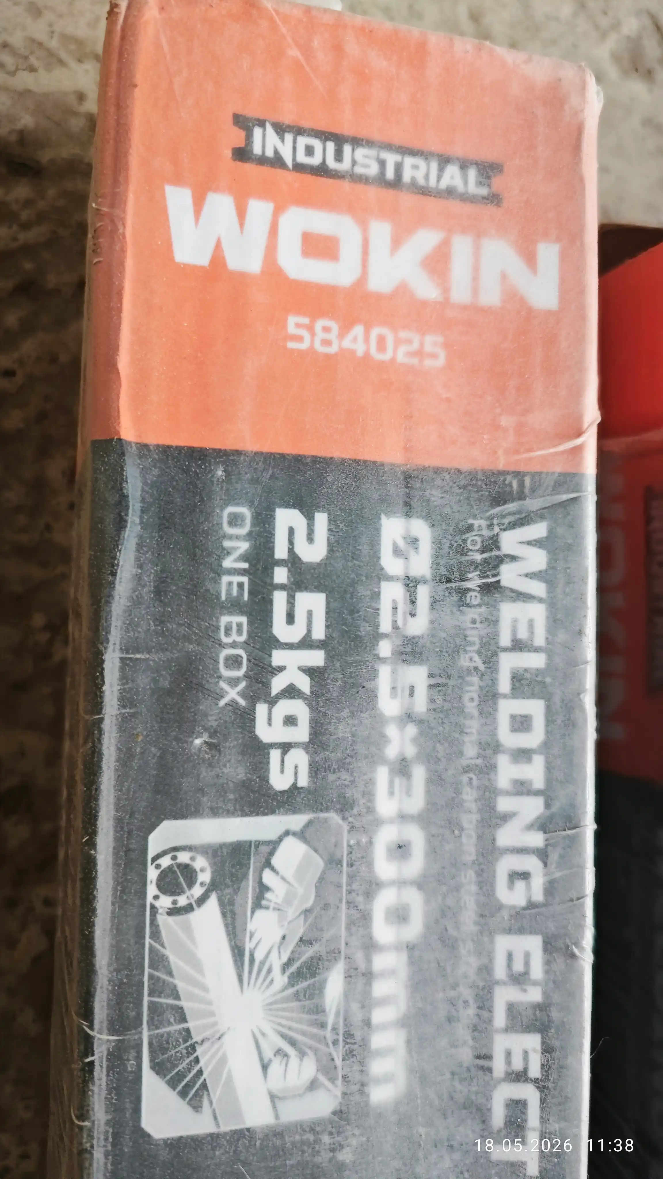 Payvandlash elektrodi 2,5 * 300 mm (1 paket 2,5 kg) WOKIN