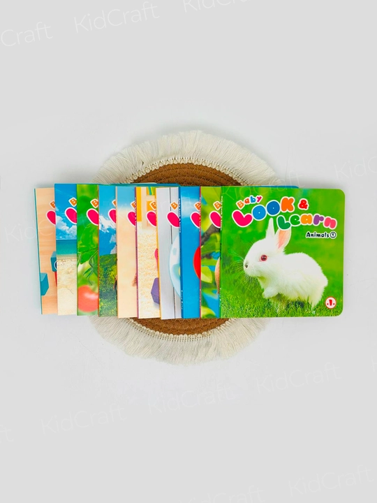 Ingiliz tilini o'rgatish uchun Usborne kitobi, qattiq muqovali bolalar kitoblari, 10 dona